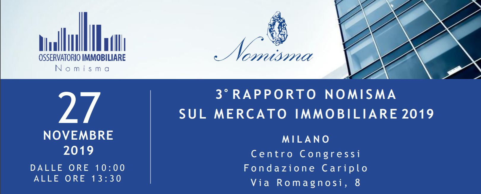 Nomisma - 3° Rapporto 2019 dell'Osservatorio sul Mercato Immobiliare