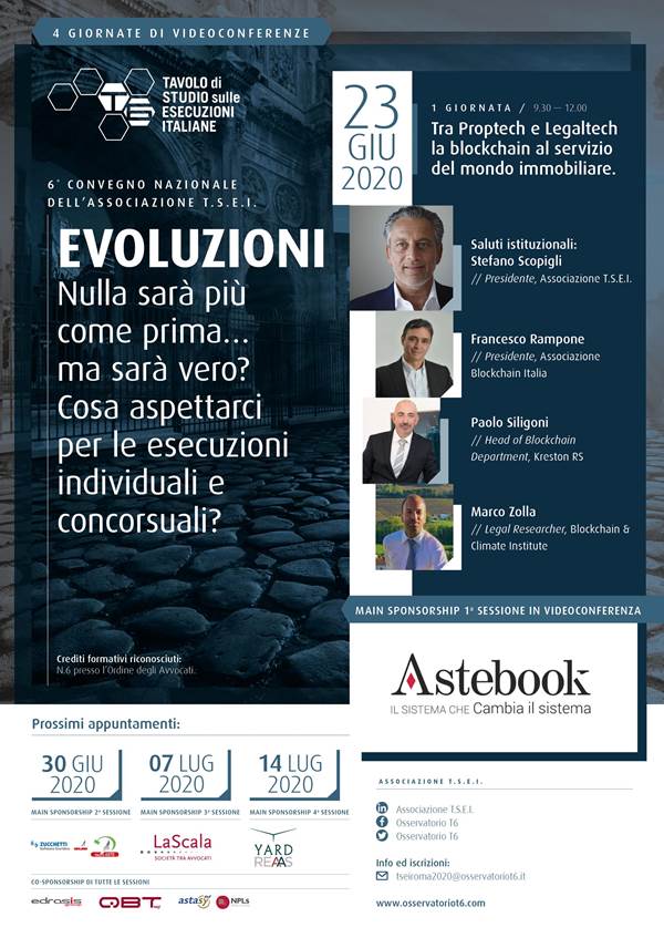 Associazione T6! 23 Giugno 2020 - Convegno Online 