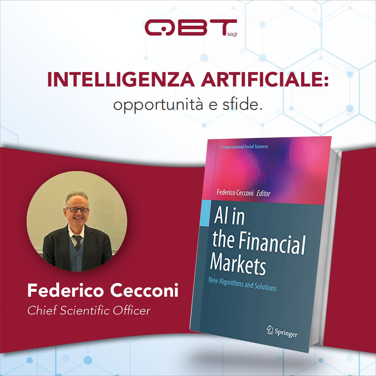 Nuovo libro Springer: "AI in the Financial Markets" 